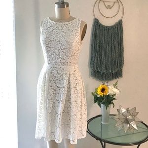 Zara White Lace Dress